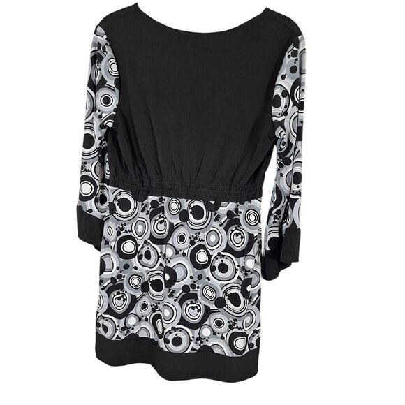 Retro Funky Disco Top L Black Artsy Classic Chic Preppy Indie Folk Neutral 80s - Picture 7 of 10